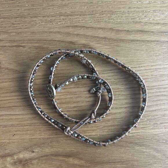 Lonna & Lilly Brown hue Beaded wrap bracelet adjustable closure for perfect fit - Picture 4 of 5